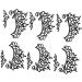 TOVINANNA 15 Pairs Lace Eyeliner Stickers Glitter Eyeliner Present Stickers Shimmer Eyeshadow Makeup Eye Paper - Buy Online on GoSupps.com