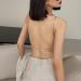 2024 AI Women's Low Back Iron Bra - U-Shape Back-Free Changeable Carriers | Beige Sports Bras Pack of M - Buy Online on GoSupps.com
