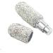 Bestbling Bling Sparkling Rhinestone 6ml Travel Perfume Bottle - Glass Spray Bottle for Cosmetics and Perfume Refill - Aluminum Atomizer Empty Bottle (Silver) BPB02 - Buy Online on GoSupps.com