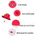 LANGZHEN Beach Sun Protection Hat for Baby Girls - Crimson Crab Design | Adjustable Wide Brim Play Hat with Chin Strap | 6-12 Months - Buy Online on GoSupps.com