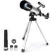 Merkmak Telescope for Kids, Astronomy Kids Telescope 360/50mm Spotting Scope, 90X Refractor Telescope, Telescopes for Astronomy Beginners with Tripod, Best Gift to Observe Deep Space Stargazing Silver-finder