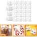 Toyvian 30 PCS Cat Masks - White Paper Fox & Animal Semi-Masks for DIY Halloween Cosplay - Buy Online on GoSupps.com