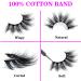 Kisslily 8 Pairs 18MM 3D False Lashes Pack - Fluffy Curled False Eyelashes - Buy Online on GoSupps.com