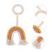 MERRYHAPY Mini Wreath Teether - Infant Molar Soothing Ring for Teething - Bead Garland Teeth Grinding Tool - Wood Household Props - Buy Online on GoSupps.com
