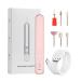 Janurium Electric Filer for Nail Electric Nail File Set Compact Portable Design Nail Drill Kit Hand Foot Care Tool for Acrylic Gel Nails Sakura Pink English Version