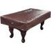 GSE Billiard Pool Table Covers, 7'/8'/9' Heavy Duty Leatherette Pool Table Covers, Waterproof & Tearproof Cover for Pool Table (Several Colors Available, Brown - 7ft)