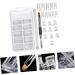 FRCOLOR 1 Set Nail Set Clear Nail Forms Quick Shape Nail Form Nail Forms Salon Reusable Acrylic Nails Gel Nail Kits Nail Art Clips Stainless Steel and Nylon Fiber Shaping Tool White 20x10cm White - Buy Online on GoSupps.com