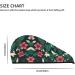 Flower Leaf Coral Velvet Dry Hair Cap with Buttons Ideal for Curly Long & Thick Hair - Anti-Frizz Solution - Buy Online on GoSupps.com