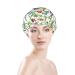 Kadiman Dinosaur Shower Cap for Women Long Hair  Elastic Large Bathing Bonnet Reusable Double Waterproof Layers Bath Hair Cap