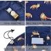 ONEGenug Drawstring Makeup Bag Lazy Ladies Cosmetic Organizer in Darkblue Blue Fox - Buy Online on GoSupps.com