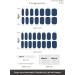 ohora Semi Cured Gel Nail Strips in N Cream Indigo - Salon-Quality, Long Lasting, Easy to Apply & Remove - Includes Prep Pads, Nail File, and Wooden Stick - Buy Online on GoSupps.com