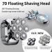 7D Electric Razor for Men - USB Rechargeable Waterproof Shaver & Grooming Kit | Fast Charging LED Display 6 in 1 Beard Trimmer - Buy Online on GoSupps.com