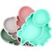 Silicone Baby Plates Divided - Non-Slip Suction Toddler Plates for Kids | BPA-Free, Dishwasher & Microwave Safe - Buy Online on GoSupps.com
