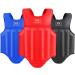 Wesing Large Black Muay Thai Boxing Chest Protector - MMA Sanda Chest Guard - Buy Online on GoSupps.com