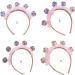 amangul Toddler Pleated Lace Lollipop Shape Headband Amusement Park Children Day Party Festival Hair Hoop for Couple Headpiece(4) - Buy Online on GoSupps.com