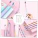 Ultechnovo 8ST Macaron Micro Toothbrushes - Electric & Manual Travel Toothbrushes for Home & Oral Care - Charcoal Cleaning Tool - Buy Online on GoSupps.com