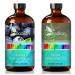 Marjoram Essential Oil 4 Fl Oz and Blueberry Essential Oil 4 Fl Oz - ZODION Marjoram & Blueberry Oil for Diffuser Aromatherapy Home Fragrance Skin & Hair Care DIY Candle & Soap Making Yoga