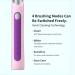 CD-05 Electric Toothbrush for Adults - Rechargeable Sonic Toothbrush with 4 Modes Pressure Sensor & Smart Timer - Long-lasting 80 Days Charge - Pink & Purple - Buy Online on GoSupps.com
