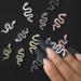 24pcs 3D Snake Nail Charms with Rhinestones - Gold & Silver Alloy Nail Gems for DIY Nail Art | Shiny Metal Snakes Jewelry Making Kit - Buy Online on GoSupps.com