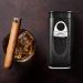 Humidor Holder Cigar Bags Metal Surface Superior Leather with Cutter Two-end 3 Tube Cigar - Buy Online on GoSupps.com