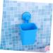 CABILOCK Wall Brackets for Electric Toothbrush - Dance-Free Suction Holder & Toothpaste Storage Box - Child-Friendly Design - 2 Pack (17x11cm) - Blue - Buy Online on GoSupps.com