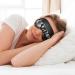 Love Font Print Unisex Sleeping Eye Mask - Soft Comfortable Light-Blocking Eye Mask for Better Sleep | International Shipping Available - Buy Online on GoSupps.com