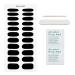 JMEOWIO Nail Foil - Black Gel Self-Adhesive Nail Stickers | Nail Design Accessories for Stunning Manicures - Buy Online on GoSupps.com