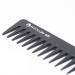 HYOUJIN 601 Black Carbon Wide Tooth Detangling Comb - Heat Resistant - Ideal for Long, Wet, Straighten, Curly Hair - Cutting Set - Buy Online on GoSupps.com