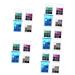 Didiseaon 20 Pcs Eye Shadow Plate Eye Shadow plastic 36 Colour Eyeshadow Palette Eye Makeup 1 count (Pack of 1) Multix5pcs