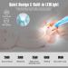 Woeau Baby Nail Clippers with LED Light and 6 Grinding Heads - Safe and Reusable Baby Nail File for Newborns, Toddlers, and Adults - Buy Online on GoSupps.com