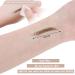 18 Sheets 180 Pairs 4D Hair-Like Eyebrow Tattoo Stickers - Waterproof Peel-Off Brow Transfers for Women - Brown - Buy Online on GoSupps.com