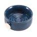 TAVIS Ceramic Men's Shaving Mug Bowl Cup Thread Bottom Wide Mouth for Shave Brush and Shaving Soap Dark Blue