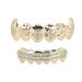Galvanize Hip Hop Style False Teeth - Fashionable Gold Dental Set for Halloween Wall Decoration & Makeup Parties - Buy Online on GoSupps.com
