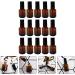 Minkissy 15Pcs Empty Nail Polish Bottles - Refillable 15ml Makeup Containers with Brush Cap for DIY Art & Salon Use - Buy Online on GoSupps.com