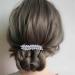 Iaceble French Rhinestone Leaf Hairclip Barrette | Sparkly Crystal Hair Accessories for Women and Girls - Silver Leaf Bridal Hair Clips - Buy Online on GoSupps.com