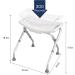 Drive Medical Handicap Bathroom Bench  White (12486 ) - Buy Online on GoSupps.com