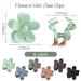6PCS Large Flower Hair Clips for Thick & Thin Hair - Non-slip Strong Hold, Cute Mint Green Hair Accessories for Women & Girls - Buy Online on GoSupps.com