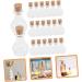 Zerodeko 20Pcs drifting bottle medicine storage bottle wish bottle Wishing bottle glass jar empty glass bottle display bottle storage rack specimen collection bottle - Buy Online on GoSupps.com