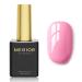 MEGIOR Pink Gel Nail Polish 15ml Light Pink Gel Polish 1PCS Soak Off UV LED Nail Gel Polish for Nail Art Manicure Salon DIY Home for Women Girls Nails Sakura Pink