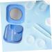 Homsfou 12-Slot Contact Lens Container Kit | Portable Storage Case & Lens Storage Box for Travel - Buy Online on GoSupps.com