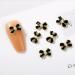 FEIlei 10Pcs 3D Bow Nail Charms Pearl Bowknot Nail Art Decorations Metal Nail Studs - Buy Online on GoSupps.com