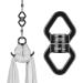 30 KN AusKit Swing Swivel: Safest Rotational Device for Web/Trees/Aerial Dance - Black - Buy Online on GoSupps.com