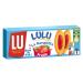 LU - LULU La Barquette - Moeulleuse tray with strawberry filling - Set of individual biscuits - Ideal for children's snacks - Colorant and preservative free - 4 Pack of 3 sachets of 120g