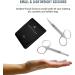 Facial Hair Scissors - Curved and Rounded for Precision Grooming - Ideal for Eyebrows, Mustache, Nose and Beard Trimming - Safe for Eyelashes and Ear Hair - Small Grooming Scissors for Women & Men - Buy Online on GoSupps.com