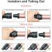 JAETON Hair Curling Wand Iron Conical Curling Iron Set Interchangeable Ceramic Barrel Hair Curler Set for Short & Long Hair (Small 3 Tubes) - Buy Online on GoSupps.com