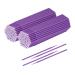 Takuza 200 pieces disposable eyelash brush for eyelash extensions eyelash lifting accessories lashes graft makeup applicator oral and cleanliness (purple) 200 pieces purple
