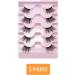 FAIRYGATE Fake Lashes Lashes Natural Look False Eyelashes Half Lashes Dramatic Fluffy Eye Lashes Short Wispy 5 Pairs Mink Lash with Glue and Pink Tweezers B5109 FGJSTB5109 - Buy Online on GoSupps.com