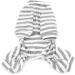 Zunea Striped Cotton Pajamas for Small Dogs & Cats | Cozy Autumn Dog Clothing & Outfits - Size M Gray - Buy Online on GoSupps.com