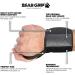 Bear Grip Wrist Support Bands for Weightlifting - Black - Ultimate Support for Weightlifting & Powerlifting Comfortable Adjustable International Shipping Available - Buy Online on GoSupps.com