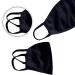 Trimming Shop Adult Cotton Face Mask Reusable Washable Breathable Security Mask for Running Cycling & Camping (2 Pack Black) - Buy Online on GoSupps.com